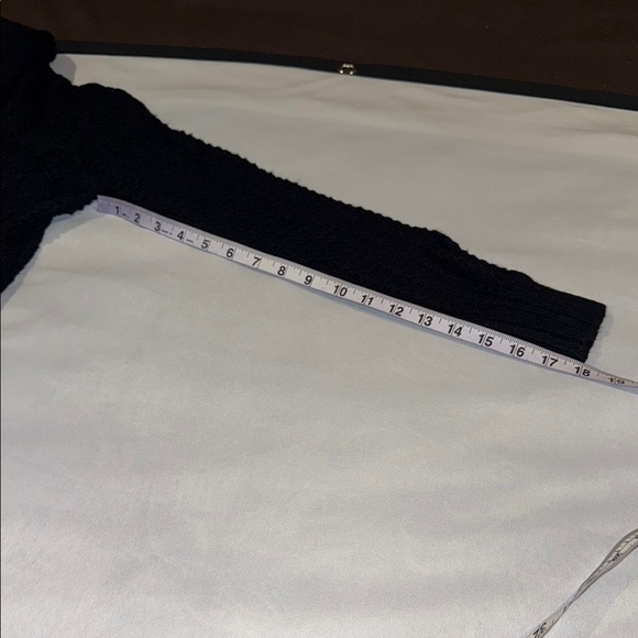 Reitmans Cardigan Cotton Blend Black Knit Long Sweater Women’s Size M - Picture 9 of 11